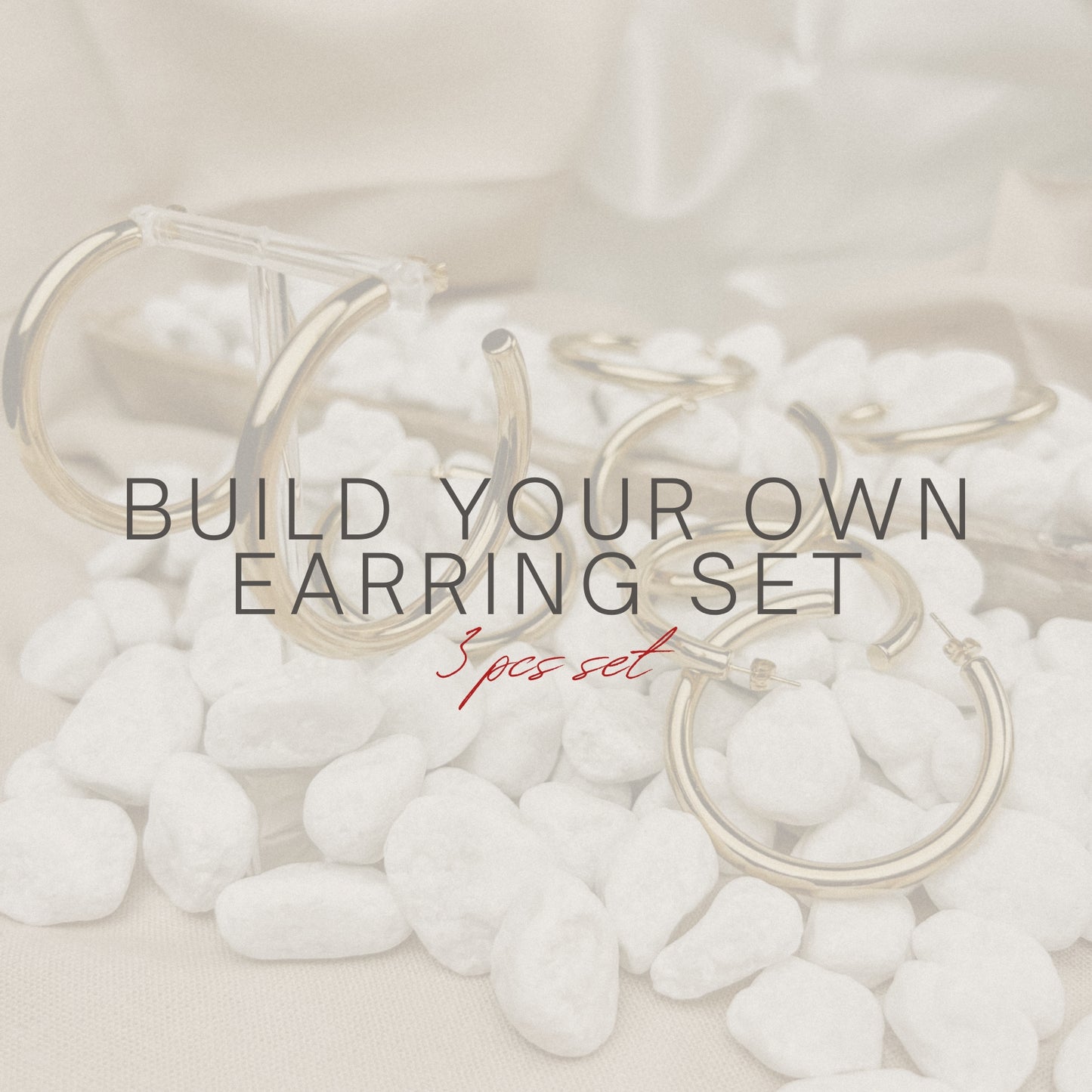 build your own 3pcs earring set